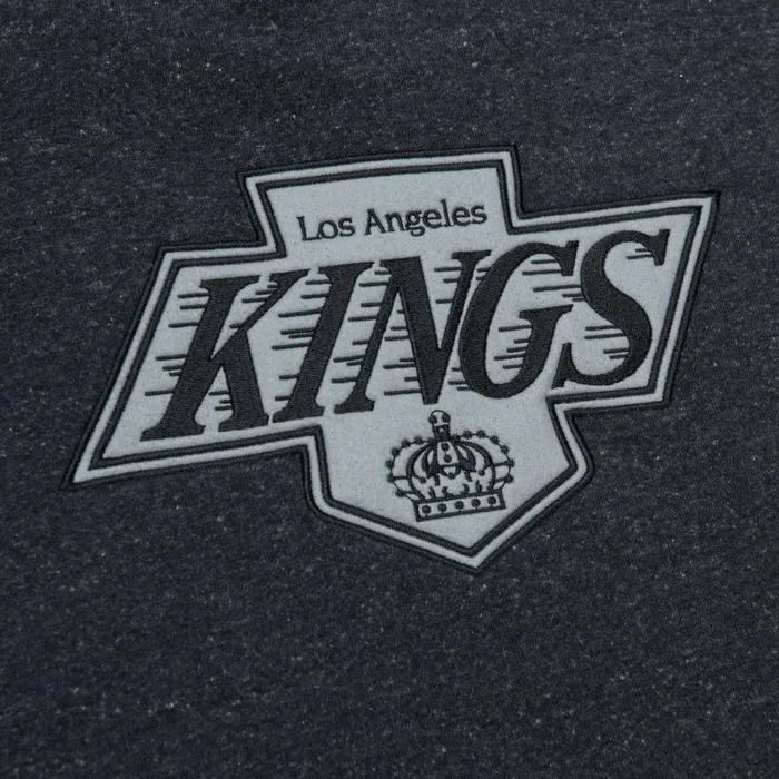 Mitchell and Ness Snow Washed Fleece Hoodie Los Angeles Kings Men Hoodies and Sweatshirts
