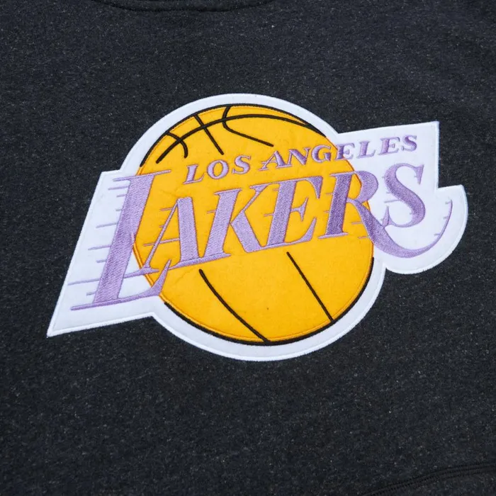 Mitchell and Ness Snow Washed Fleece Hoodie Los Angeles Lakers Men Hoodies and Sweatshirts Mitchell and Ness Snow Washed Fleece Hoodie Los Angeles Lakers Men Hoodies and Sweatshirts