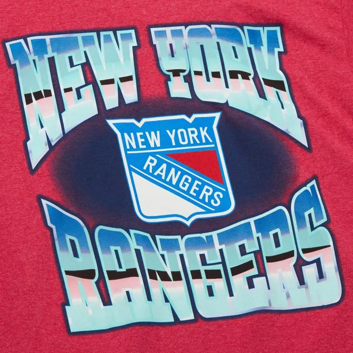 Mitchell and Ness Stateside Pastel SS Tee New York Rangers Men TShirts and Tops Mitchell and Ness Stateside Pastel SS Tee New York Rangers Men TShirts and Tops