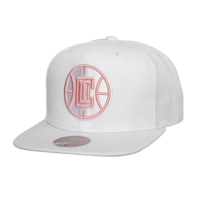 Mitchell and Ness Summer Suede Snapback Los Angeles Clippers Men Hats and Headwear Mitchell and Ness Summer Suede Snapback Los Angeles Clippers Men Hats and Headwear