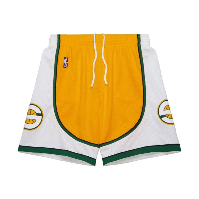 Mitchell and Ness Swingman Seattle Supersonics Alternate Yellow 200708 Shorts Men Shorts Mitchell and Ness Swingman Seattle Supersonics Alternate Yellow 200708 Shorts Men Shorts