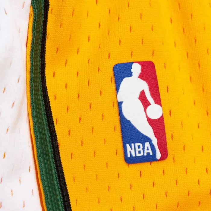 Mitchell and Ness Swingman Seattle Supersonics Alternate Yellow 200708 Shorts Men Shorts Mitchell and Ness Swingman Seattle Supersonics Alternate Yellow 200708 Shorts Men Shorts