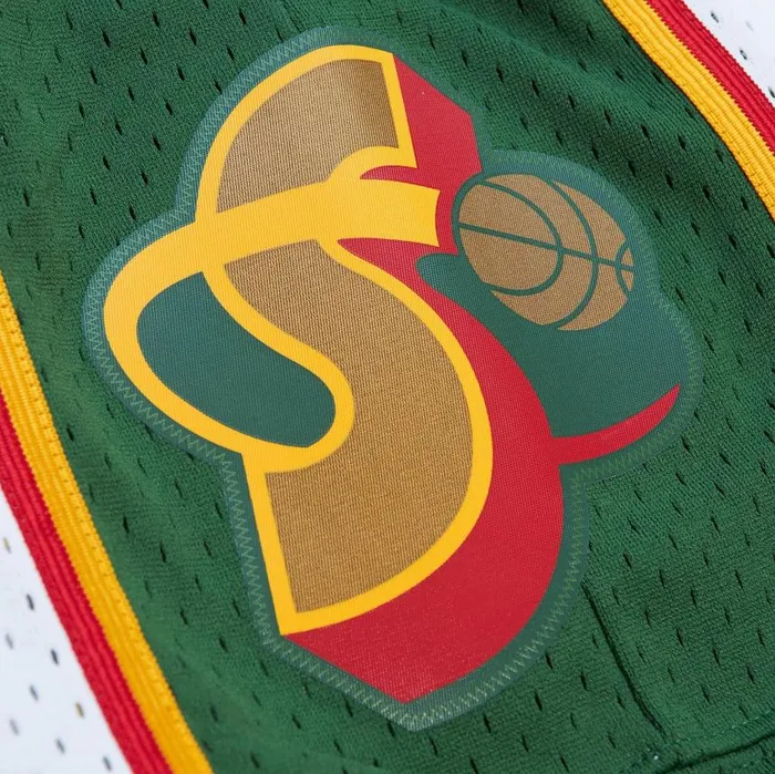 Mitchell and Ness Swingman Seattle Supersonics Home 199596 Shorts Men Shorts