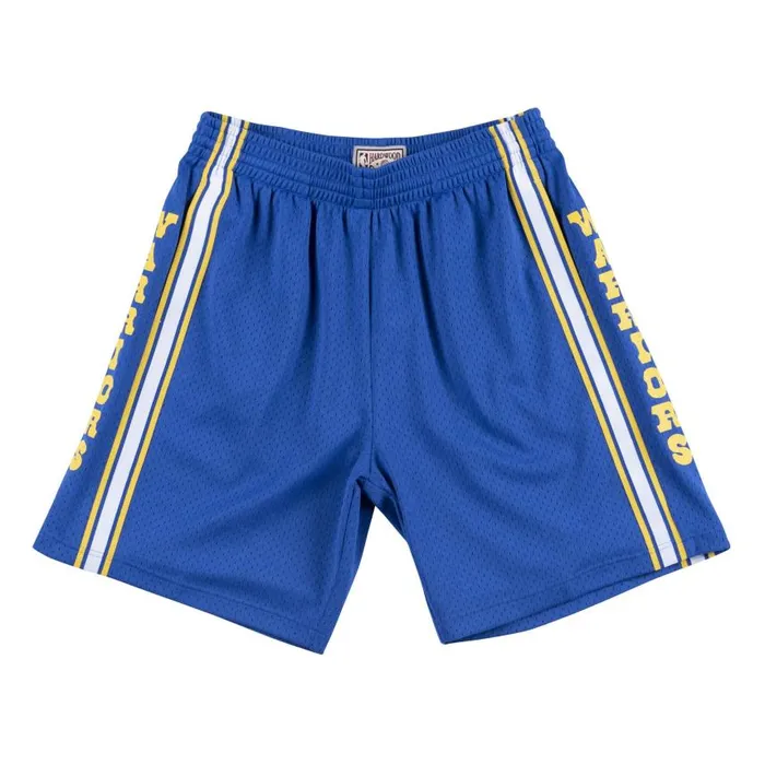 Mitchell and Ness Swingman Shorts Golden State Warriors Road 198182 Men Shorts Mitchell and Ness Swingman Shorts Golden State Warriors Road 198182 Men Shorts