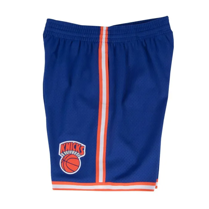 Mitchell and Ness Swingman Shorts New York Knicks Road 199192 Men Shorts