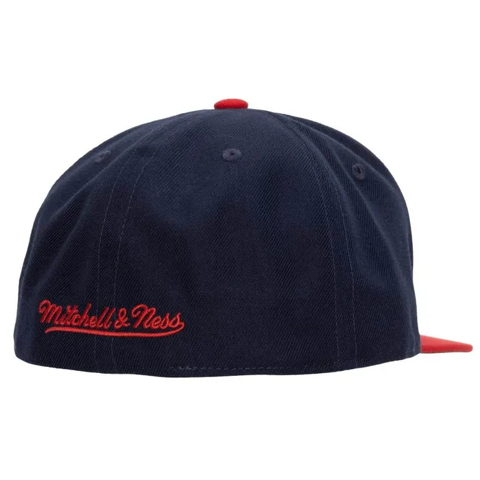 Mitchell and Ness Team 2 Tone 20 Fitted HWC New Jersey Nets Men Hats and Headwear Mitchell and Ness Team 2 Tone 20 Fitted HWC New Jersey Nets Men Hats and Headwear