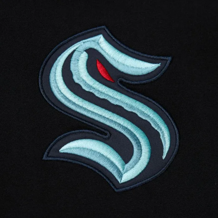 Mitchell and Ness Team First Satin Fleece Crew Current Logo Seattle Kraken Men Hoodies and Sweatshirts Mitchell and Ness Team First Satin Fleece Crew Current Logo Seattle Kraken Men Hoodies and Sweatshirts