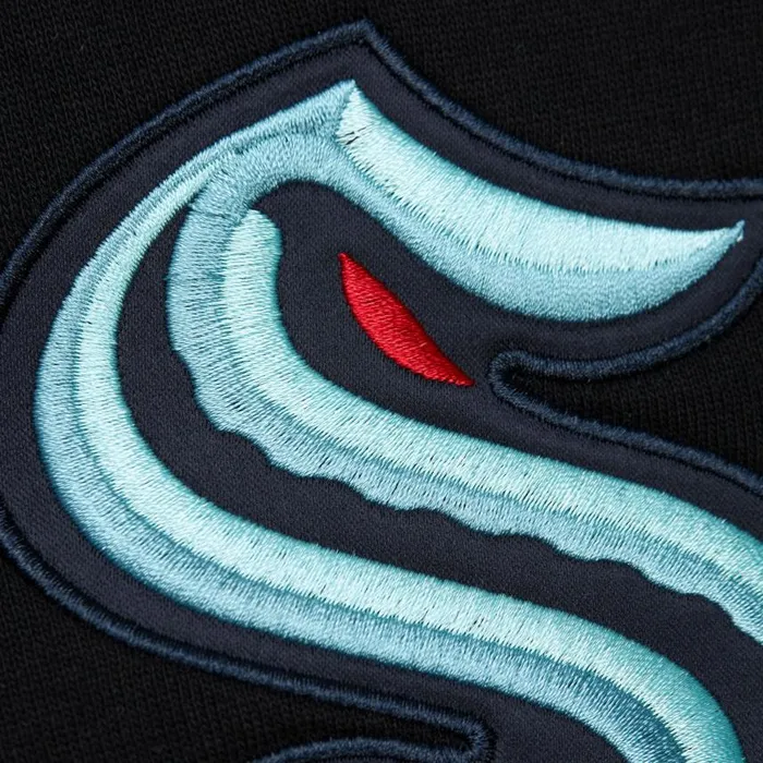 Mitchell and Ness Team First Satin Fleece Crew Current Logo Seattle Kraken Men Hoodies and Sweatshirts Mitchell and Ness Team First Satin Fleece Crew Current Logo Seattle Kraken Men Hoodies and Sweatshirts