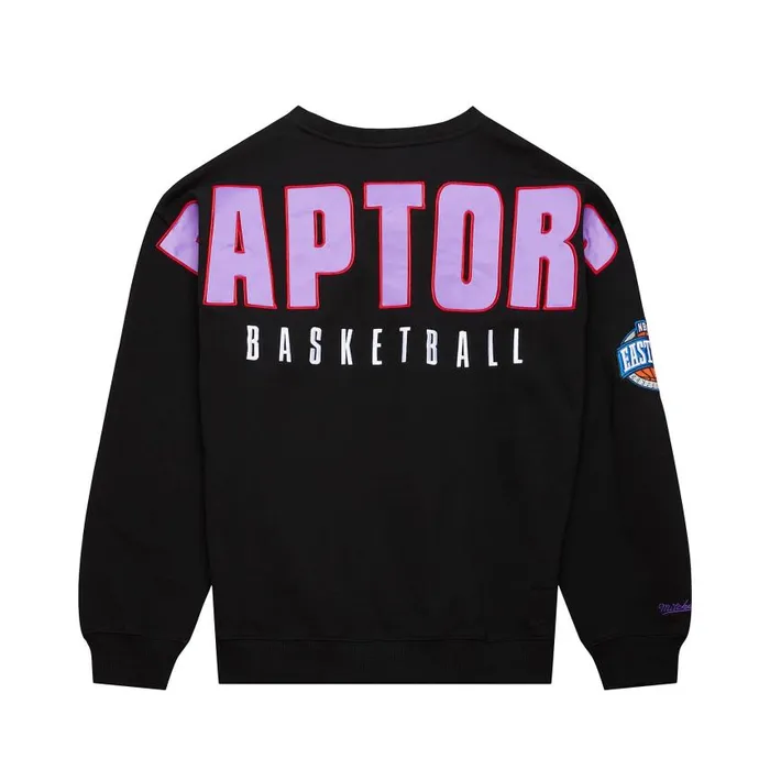 Mitchell and Ness Team First Satin Fleece Crew Toronto Raptors Men Hoodies and Sweatshirts Mitchell and Ness Team First Satin Fleece Crew Toronto Raptors Men Hoodies and Sweatshirts