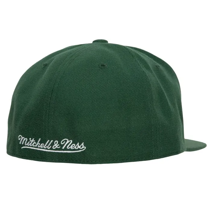 Mitchell and Ness Team Ground 20 Fitted HWC Milwaukee Bucks Men Hats and Headwear Mitchell and Ness Team Ground 20 Fitted HWC Milwaukee Bucks Men Hats and Headwear