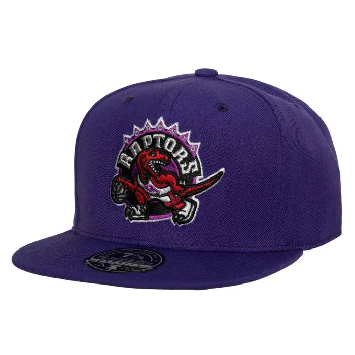 Mitchell and Ness Team Ground 20 Fitted HWC Toronto Raptors Men Hats and Headwear Mitchell and Ness Team Ground 20 Fitted HWC Toronto Raptors Men Hats and Headwear
