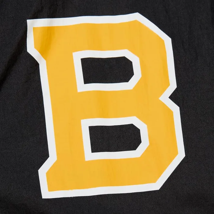 Mitchell and Ness Team OG 20 Anorak Windbreaker Current Logo Boston Bruins Men Jackets and Outerwear Mitchell and Ness Team OG 20 Anorak Windbreaker Current Logo Boston Bruins Men Jackets and Outerwear