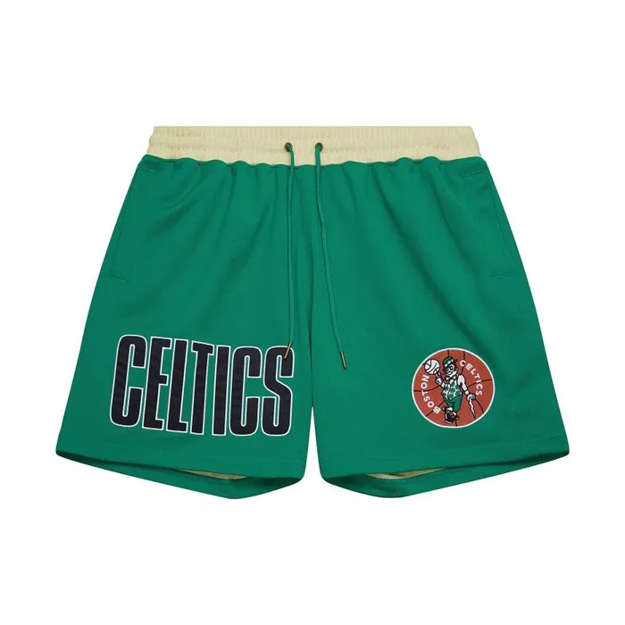 Mitchell and Ness Team OG 20 Fashion Shorts 7034 Vintage Logo Boston Celtics Men Shorts Mitchell and Ness Team OG 20 Fashion Shorts 7034 Vintage Logo Boston Celtics Men Shorts