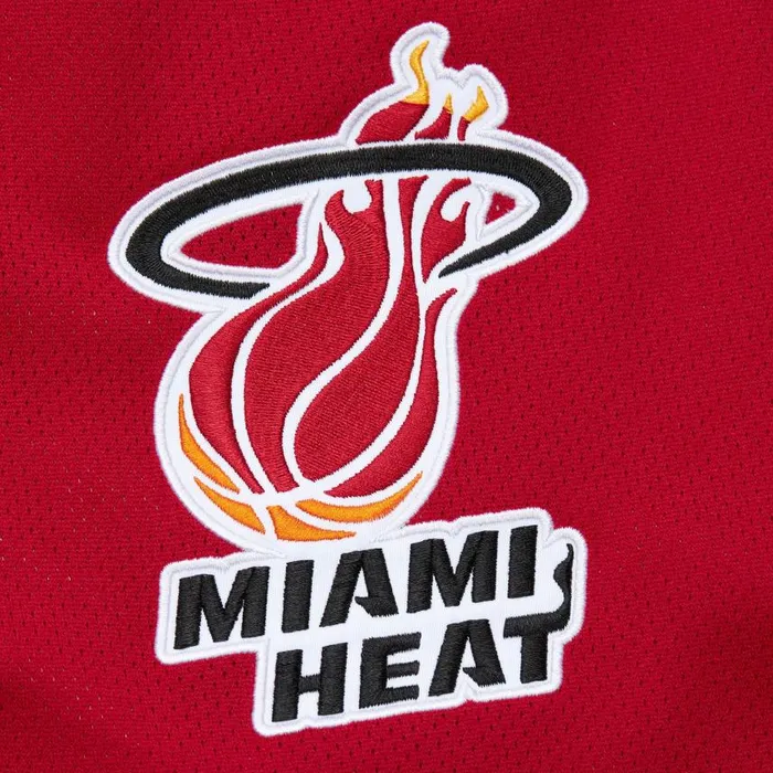 Mitchell and Ness Team OG 20 Fashion Shorts 7034 Vintage Logo Miami Heat Men Shorts Mitchell and Ness Team OG 20 Fashion Shorts 7034 Vintage Logo Miami Heat Men Shorts