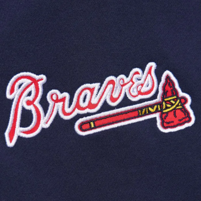 Mitchell and Ness Team OG 20 Fleece Hoodie Current Logo Atlanta Braves Men Hoodies and Sweatshirts Mitchell and Ness Team OG 20 Fleece Hoodie Current Logo Atlanta Braves Men Hoodies and Sweatshirts