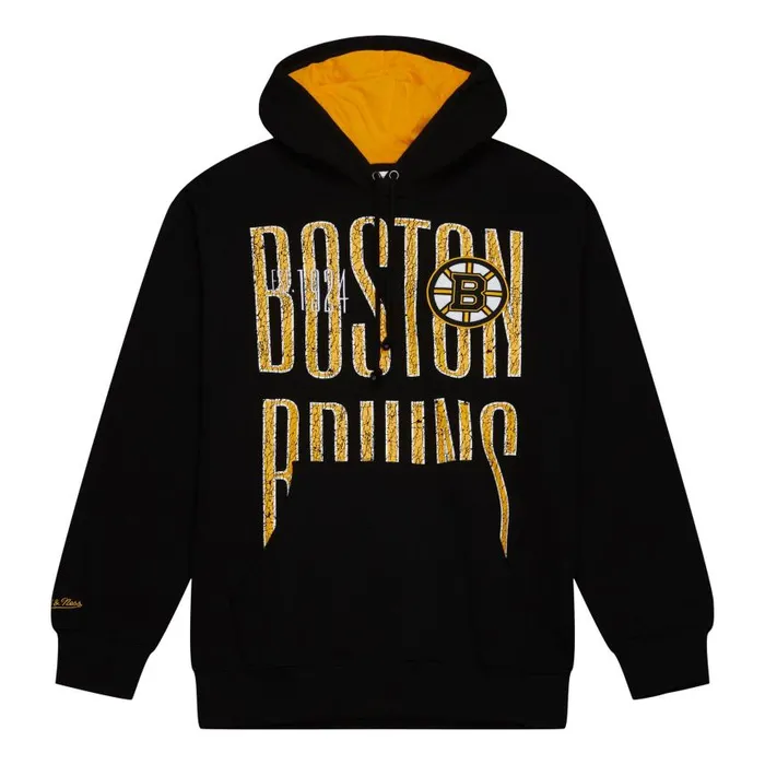 Mitchell and Ness Team OG Fleece 20 Boston Bruins Men Hoodies and Sweatshirts Mitchell and Ness Team OG Fleece 20 Boston Bruins Men Hoodies and Sweatshirts