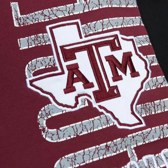 Mitchell and Ness Team OG Fleece Pants Texas AandM University Men Pants Mitchell and Ness Team OG Fleece Pants Texas AandM University Men Pants