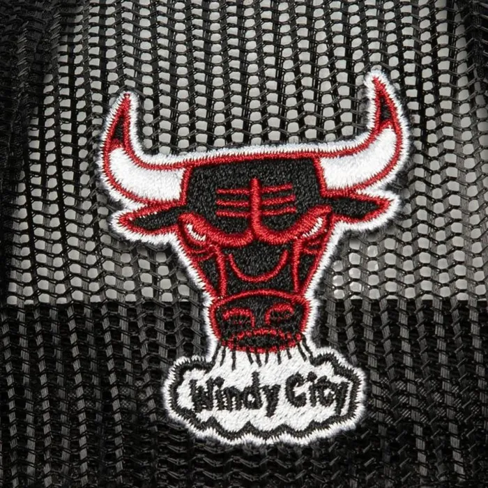 Mitchell and Ness Team Seal Trucker Snapback HWC Chicago Bulls Men Hats and Headwear Mitchell and Ness Team Seal Trucker Snapback HWC Chicago Bulls Men Hats and Headwear