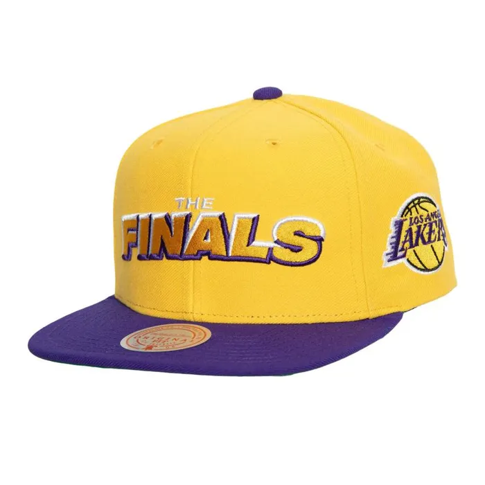 Mitchell and Ness The Finals Snapback Los Angeles Lakers Men Hats and Headwear Mitchell and Ness The Finals Snapback Los Angeles Lakers Men Hats and Headwear