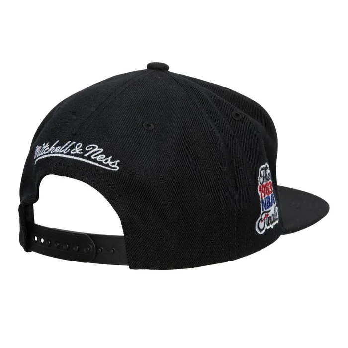 Mitchell and Ness Top Spot Snapback HWC Philadelphia 76ers Men Hats and Headwear Mitchell and Ness Top Spot Snapback HWC Philadelphia 76ers Men Hats and Headwear