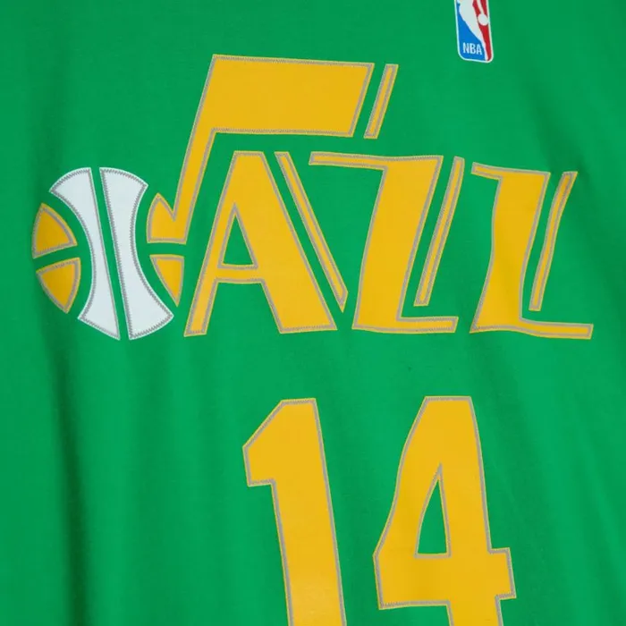 Mitchell and Ness Traditional Name and Number Tee Utah Jazz 200001 Jeff Hornacek Men TShirts and Tops Mitchell and Ness Traditional Name and Number Tee Utah Jazz 200001 Jeff Hornacek Men TShirts and Tops