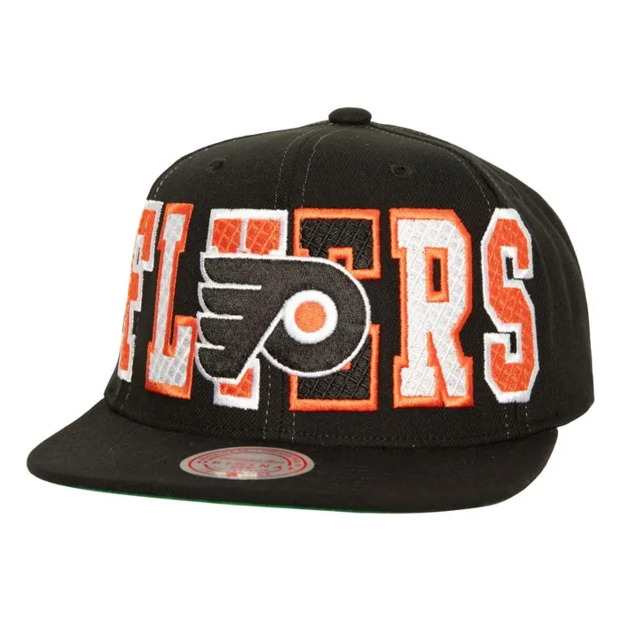 Mitchell and Ness Varsity Bust Snapback Vntg Philadelphia Flyers Men Hats and Headwear Mitchell and Ness Varsity Bust Snapback Vntg Philadelphia Flyers Men Hats and Headwear