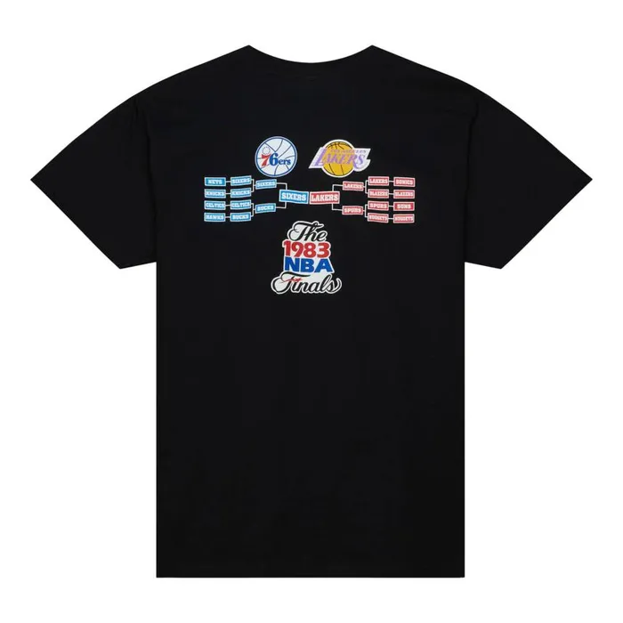 Mitchell and Ness Victory Road SS Tee HWC Finals Sixers Vs Lakers Road Men TShirts and Tops Mitchell and Ness Victory Road SS Tee HWC Finals Sixers Vs Lakers Road Men TShirts and Tops