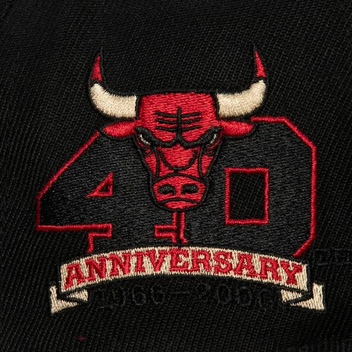 Mitchell and Ness With Love Snapback Chicago Bulls Men Hats and Headwear