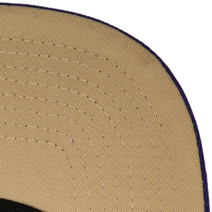 Mitchell and Ness With Love Snapback HWC Los Angeles Lakers Men Hats and Headwear Mitchell and Ness With Love Snapback HWC Los Angeles Lakers Men Hats and Headwear