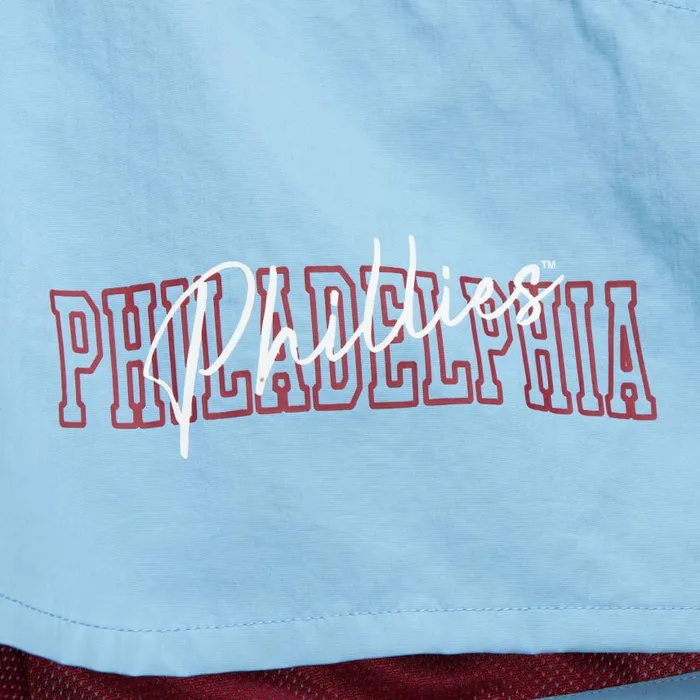 Mitchell and Ness Woven Shorts Vintage Logo Philadelphia Phillies Men Shorts Mitchell and Ness Woven Shorts Vintage Logo Philadelphia Phillies Men Shorts