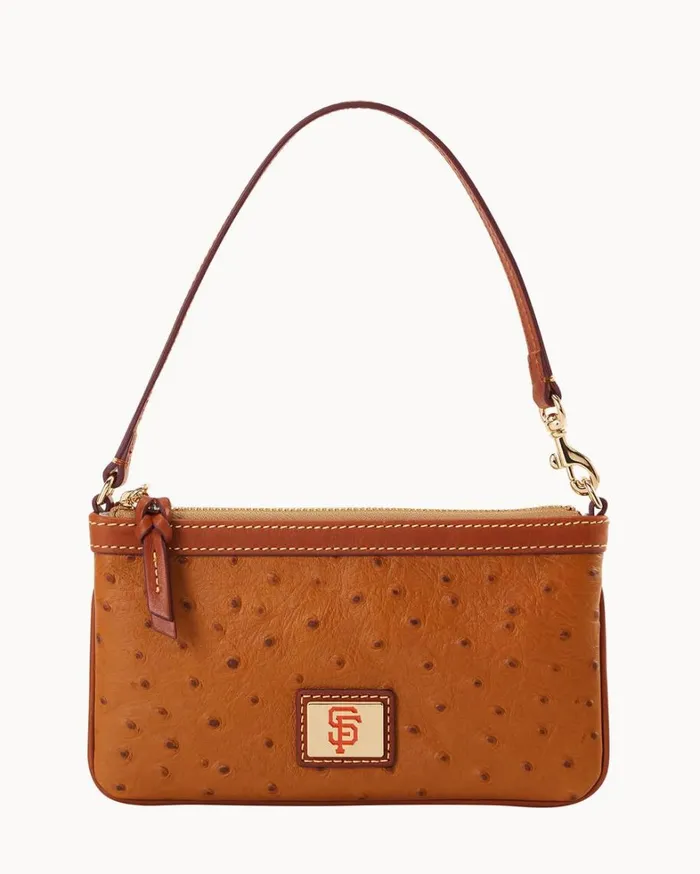 MLB Giants Large Slim Wristlet Giants Women Dooney and Bourke Wallets