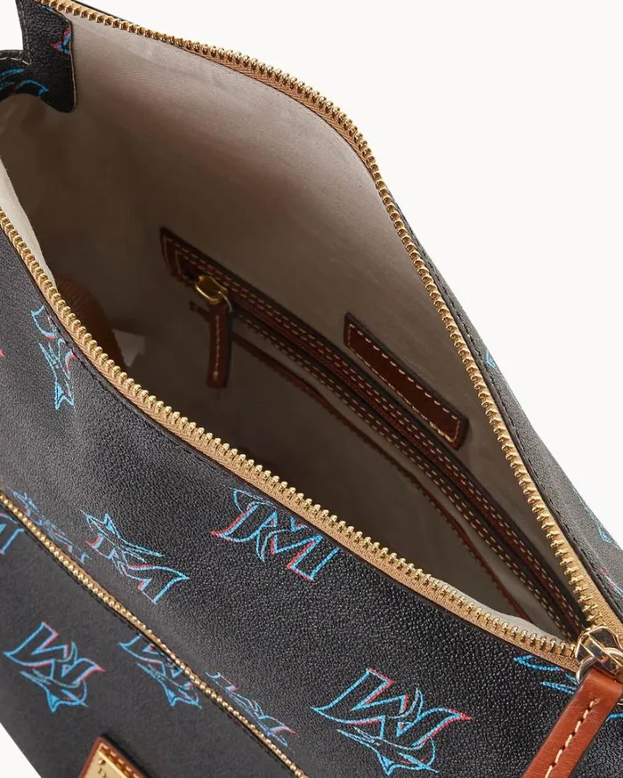 MLB Marlins Large Sac Marlins Women Dooney and Bourke Shoulder Bags
