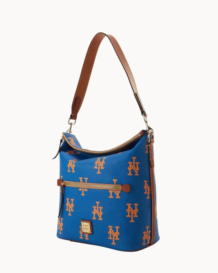 MLB Mets Large Sac Mets Women Dooney and Bourke Shoulder Bags