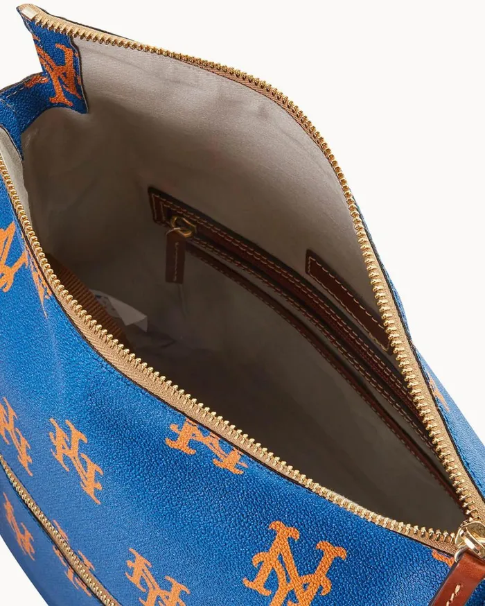 MLB Mets Large Sac Mets Women Dooney and Bourke Shoulder Bags