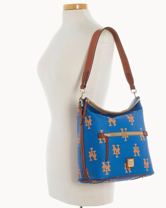 MLB Mets Large Sac Mets Women Dooney and Bourke Shoulder Bags
