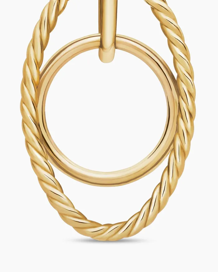 Mobile Chain Link Drop Earrings In 18K Yellow Gold 37mm Women David Yurman Drop Mobile Chain Link Drop Earrings In 18K Yellow Gold 37mm Women David Yurman Drop