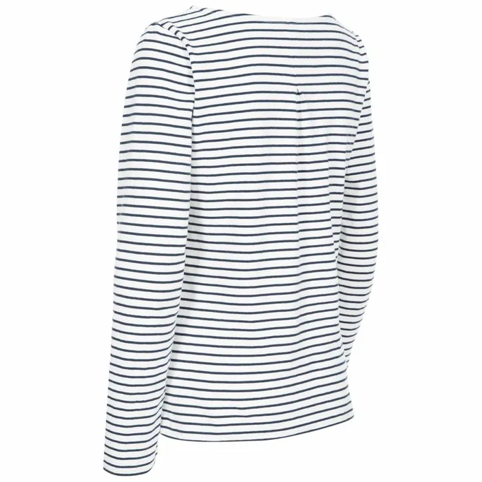 Moomba Striped Long Sleeve Tshirt White Women Trespass TShirts