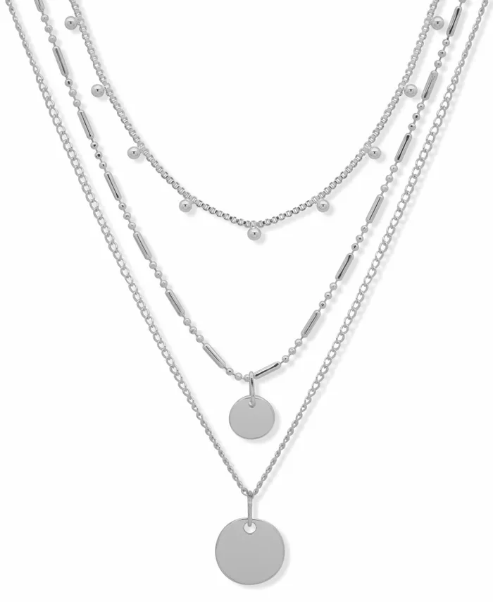MULTI STRAND NECKLACE Silver Women Nine West