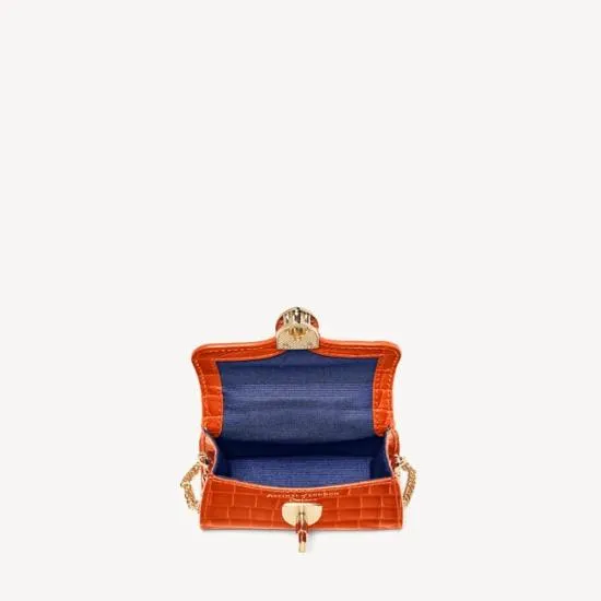 Nano Mayfair Deep Shine Marmalade Ombre Croc Women Aspinal Of London Mayfair