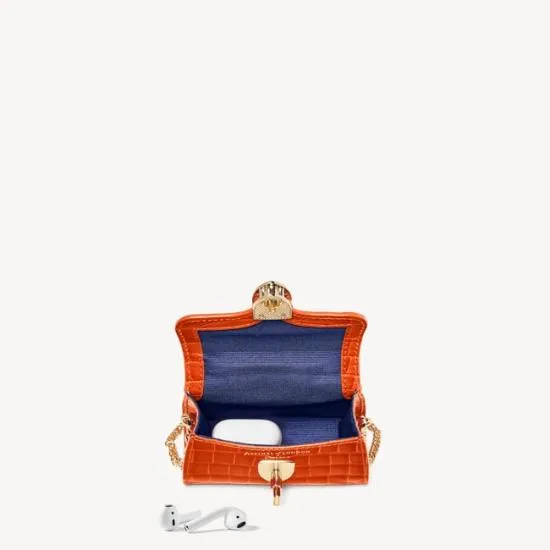 Nano Mayfair Deep Shine Marmalade Ombre Croc Women Aspinal Of London Mayfair