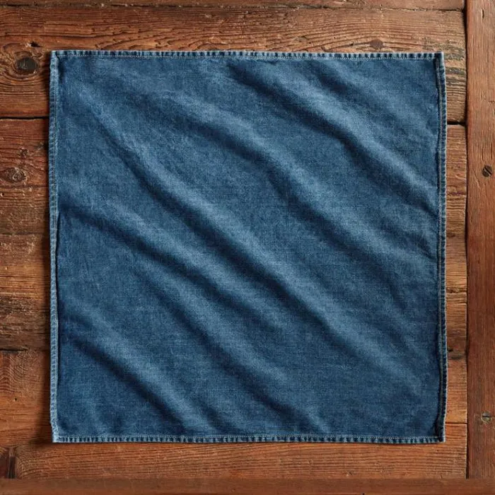 Napkins House James Perse Medium Denim Napkin Medium Denim