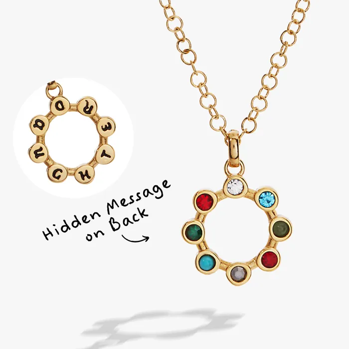 Necklaces Women Alex And Ani Hidden Message 039Daughter039 Crystal Necklace Stainless Steel Gold Necklaces Women Alex And Ani Hidden Message 039Daughter039 Crystal Necklace Stainless Steel Gold