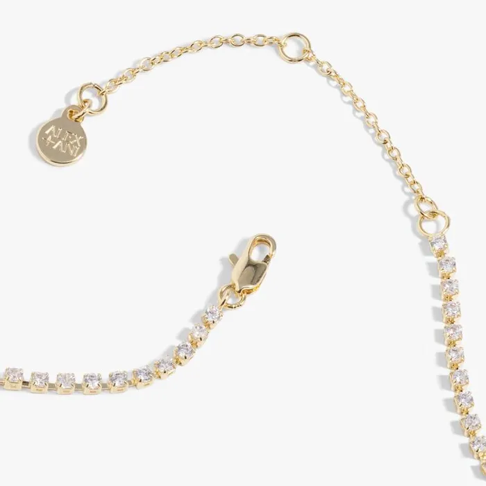 Necklaces Women Alex And Ani Love Tennis Necklace Gold