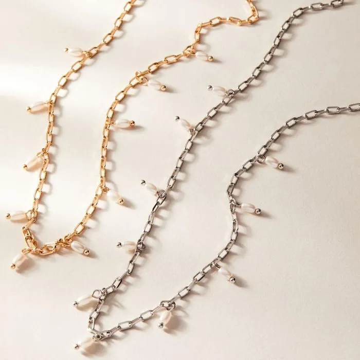 Necklaces Women Alex And Ani Pearl Tear Drop Necklace Gold