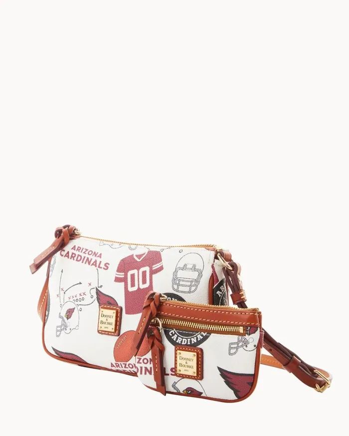 NFL AZ Cardinals Lexi Crossbody Sm Coin Case Cardinals Women Dooney and Bourke Crossbodies