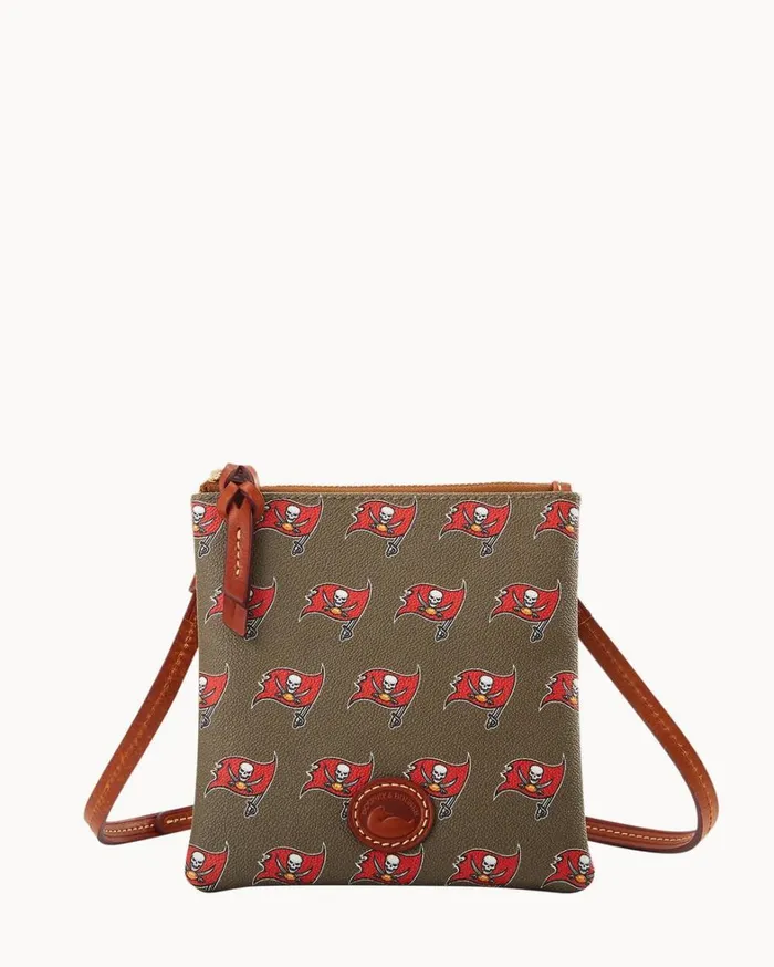NFL Buccaneers Small North South Top Zip Crossbody Buccaneers Women Dooney and Bourke Crossbodies NFL Buccaneers Small North South Top Zip Crossbody Buccaneers Women Dooney and Bourke Crossbodies