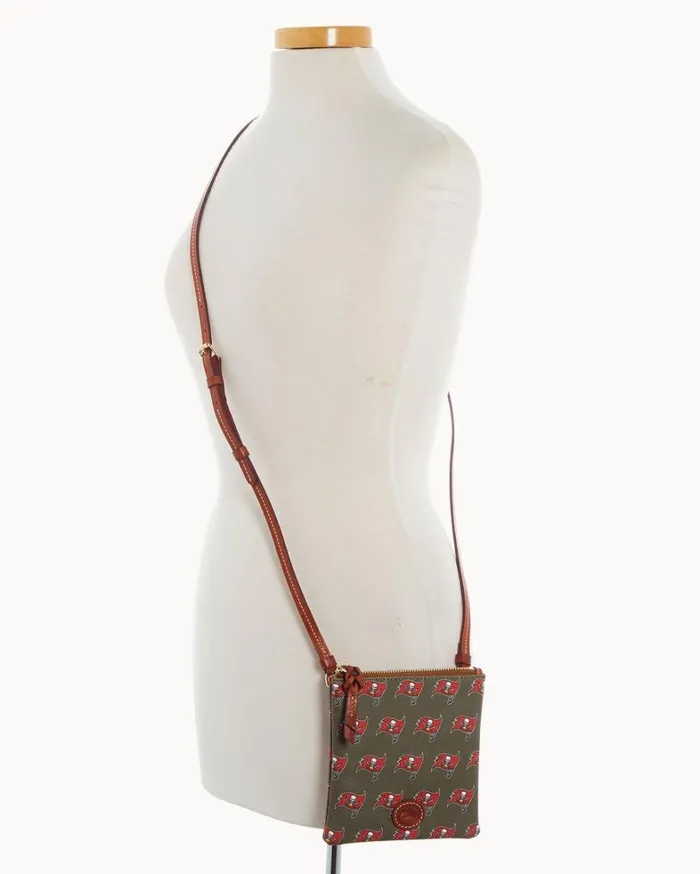 NFL Buccaneers Small North South Top Zip Crossbody Buccaneers Women Dooney and Bourke Crossbodies NFL Buccaneers Small North South Top Zip Crossbody Buccaneers Women Dooney and Bourke Crossbodies