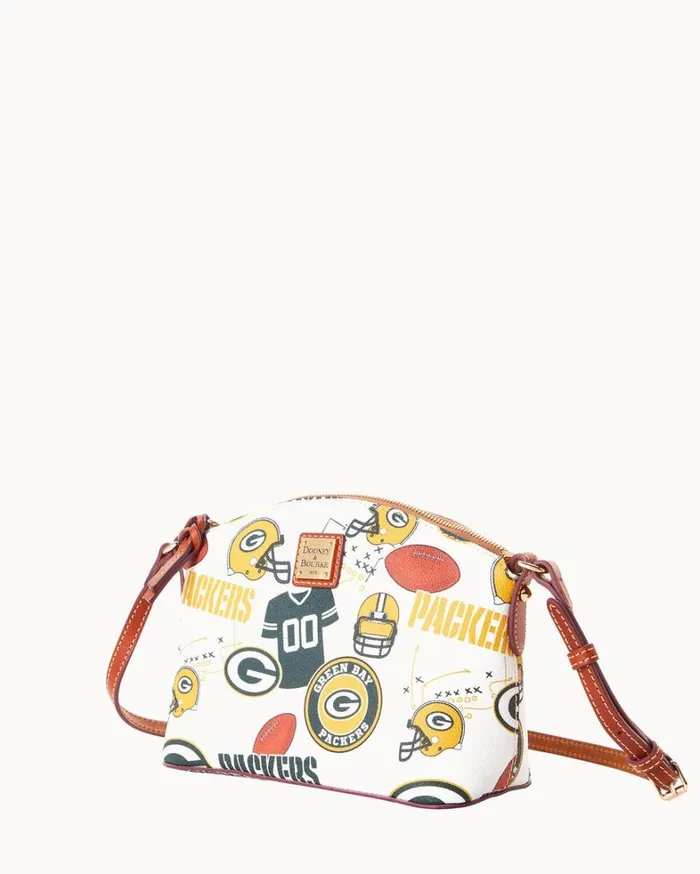 NFL Packers Suki Crossbody Packers Women Dooney and Bourke Crossbodies NFL Packers Suki Crossbody Packers Women Dooney and Bourke Crossbodies