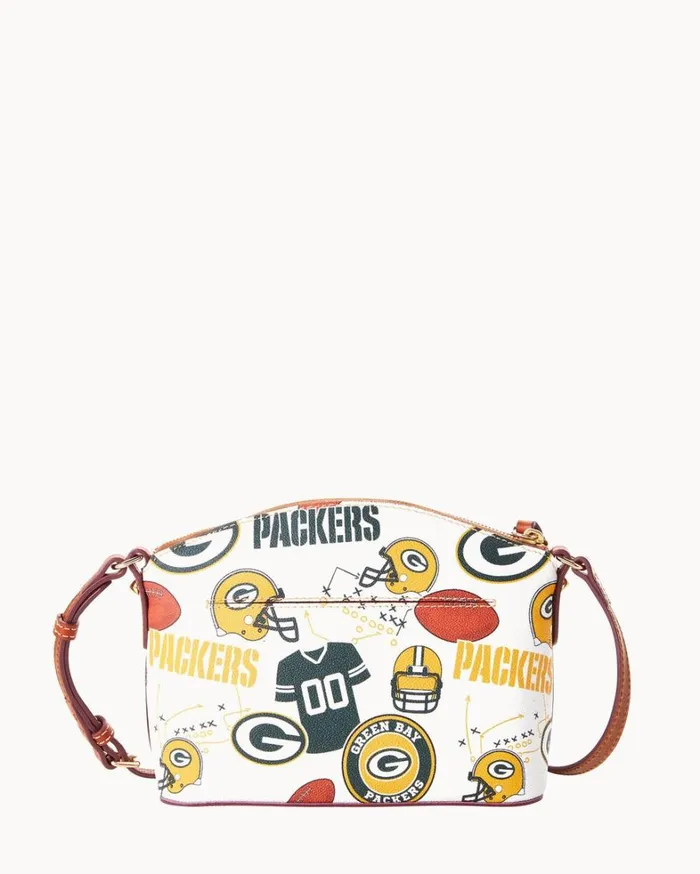 NFL Packers Suki Crossbody Packers Women Dooney and Bourke Crossbodies NFL Packers Suki Crossbody Packers Women Dooney and Bourke Crossbodies