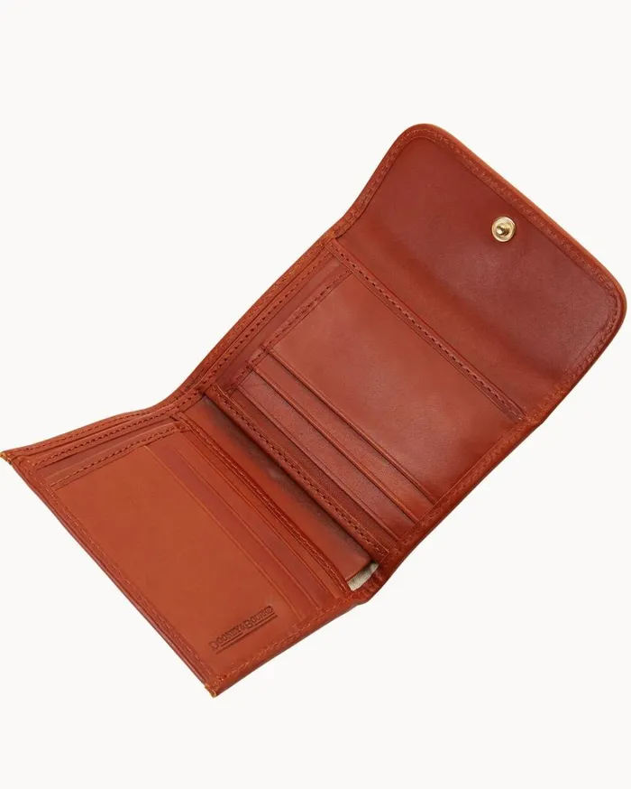 NFL Patriots Flap Credit Card Wallet New England Patriots Women Dooney and Bourke Wallets